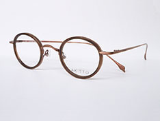 AKITTO 2021-2nd eti color｜GD size:41□25 material:titanium+acetate price:￥51,700-(税込み)