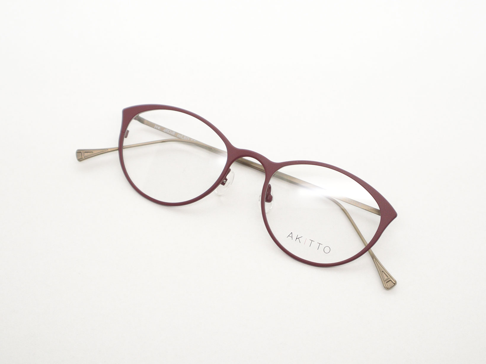 AKITTO 2022-3rd ive color｜RD size:48□18 material:titanium price:￥46,200-(税込み)