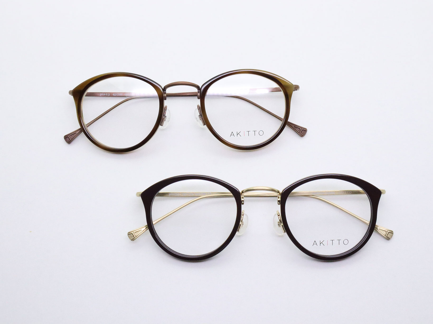 AKITTO 2023-2nd pin23 pin23 size:45□22 material:titanium+acetate price:￥49,500-(tax in)