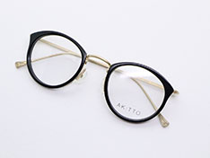 AKITTO 2023-2nd pin23 color｜BK size:45□22 material:titanium+acetate price:￥49,500-(tax in)