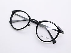 AKITTO 2023-2nd pin24 color｜BK size:46□22 material:titanium+acetate price:￥49,500-(tax in)