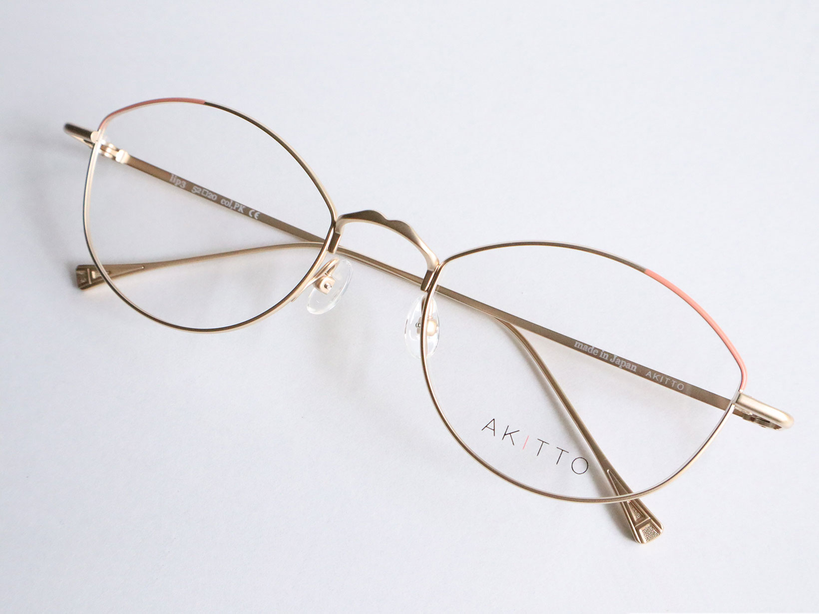 AKITTO 2024-2nd lip3 color | PK size:52□20 material:titanium price:￥51,700-(tax in)