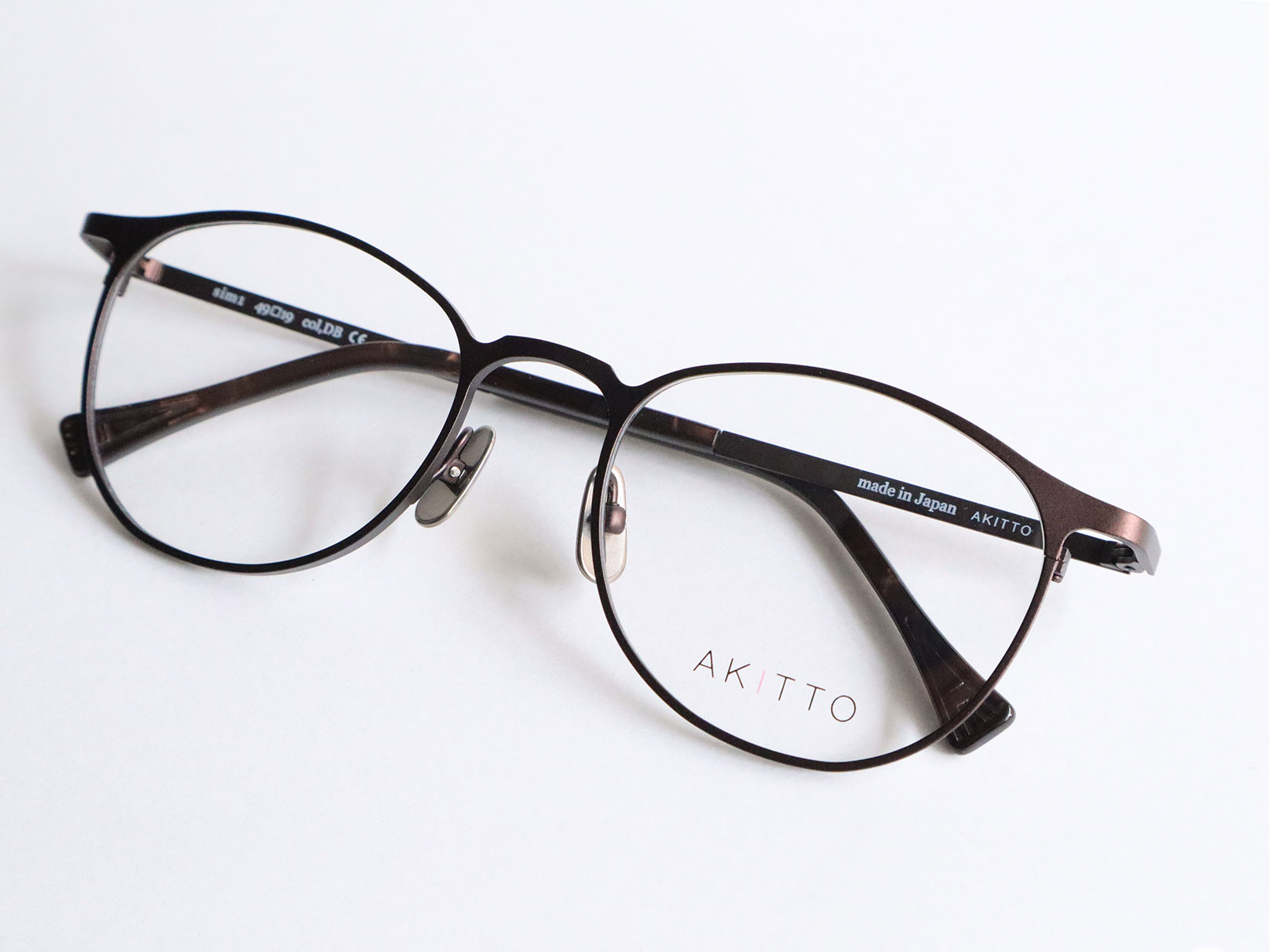 AKITTO 2024-2nd sim1 color | DB size:49□19  material:titanium+acetate price:￥40,700-(tax in)