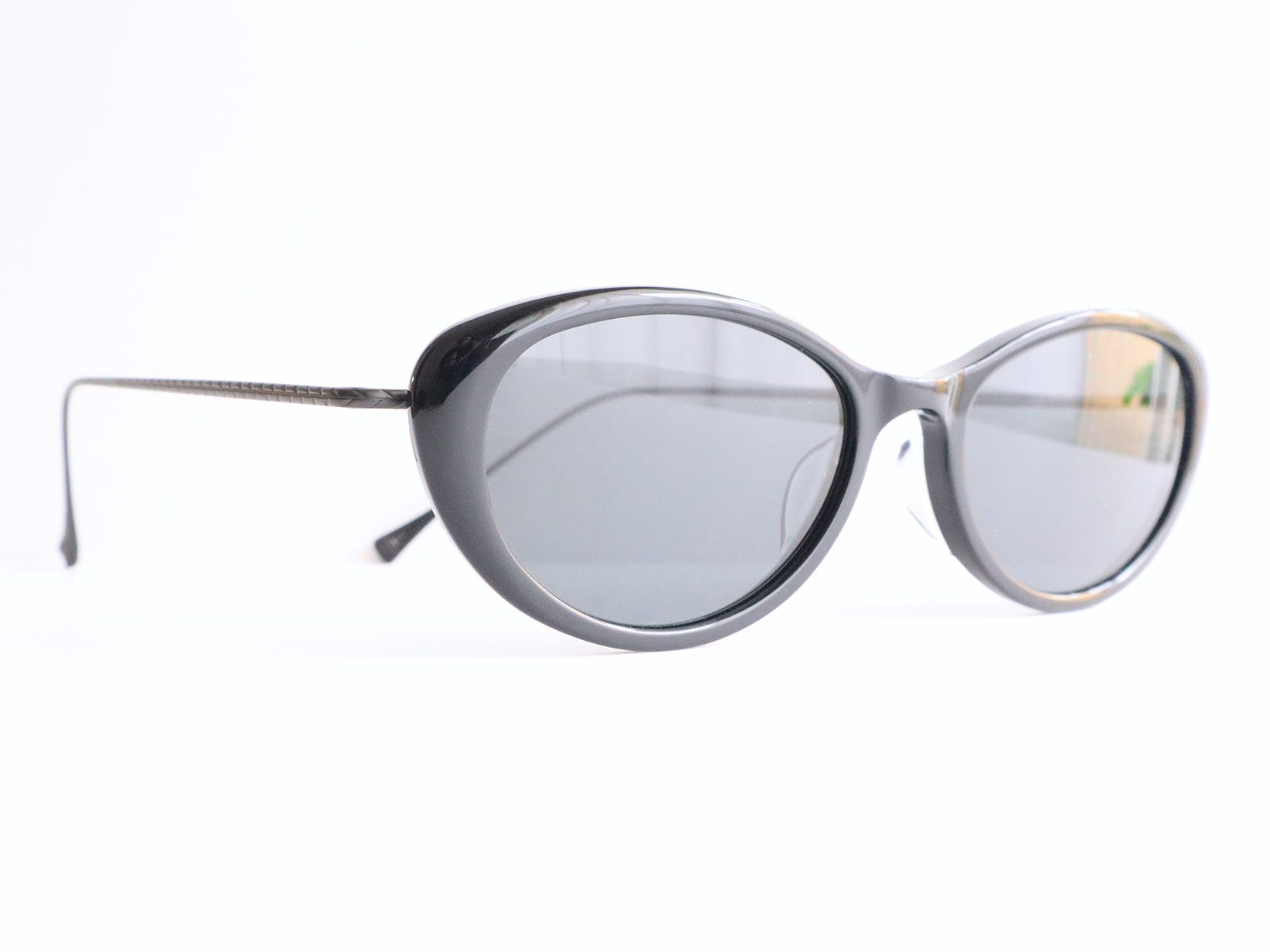 AKITTO 2025-2nd ive3 color | BK size:51□18 material:acetate+titanium price:￥46,200-（tax in）