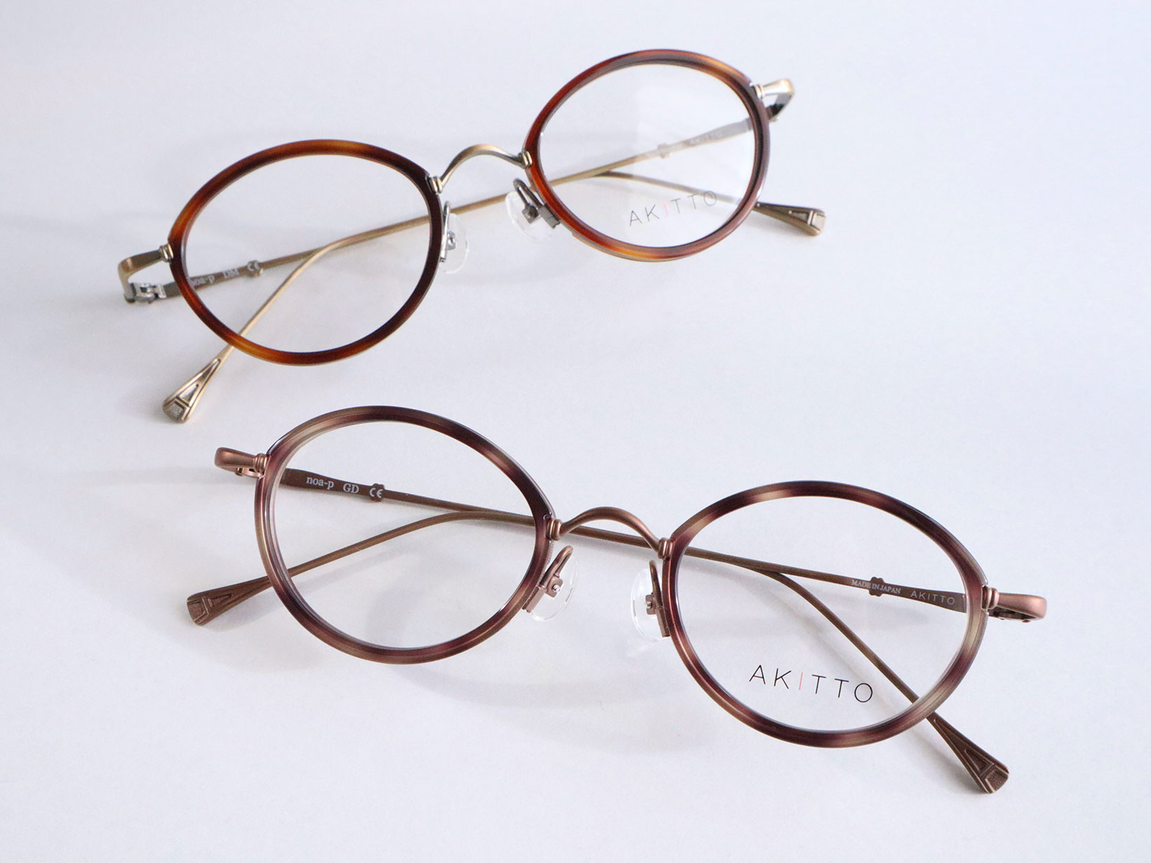 AKITTO 2025-2nd noa-p noa-p size:44□21 material:titanium+FC color:BG,DM,GB,GD,GS,SS price:￥51,700-（tax in）