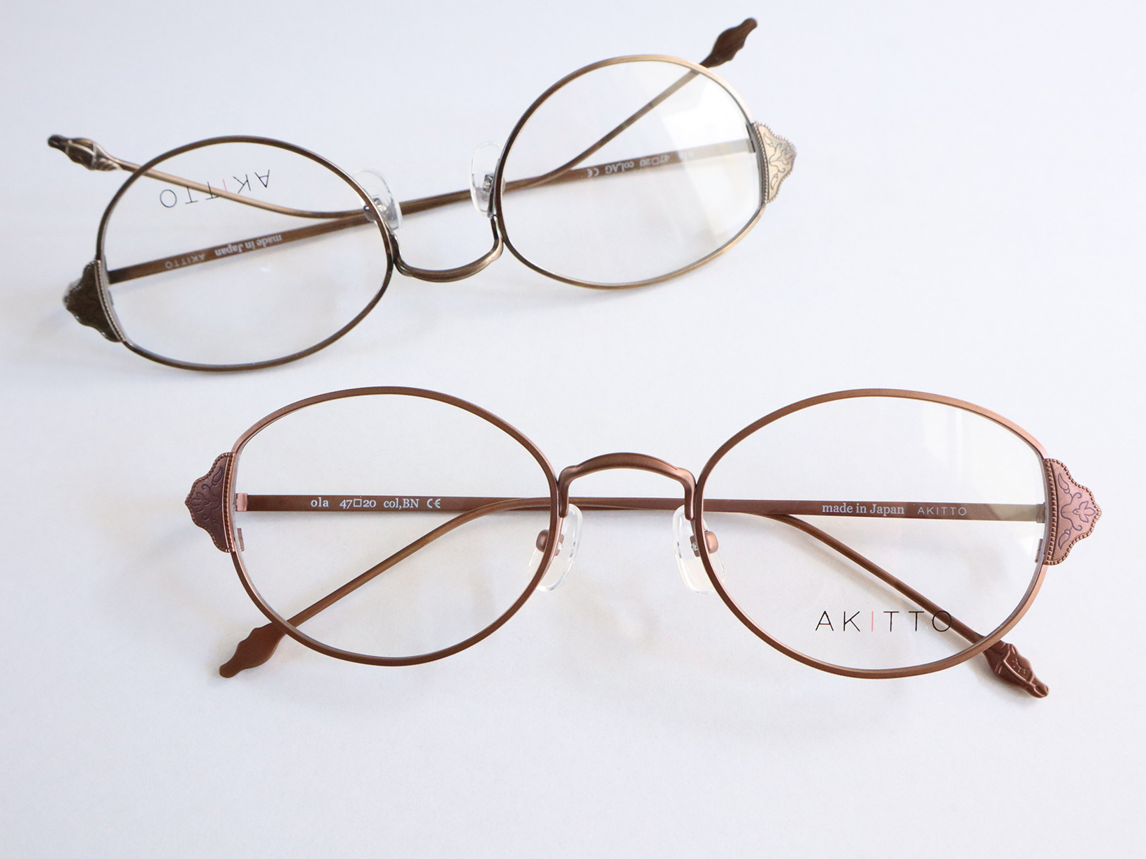 AKITTO 2025-3rd ola ola size:47□20 material:titanium+FC color:AG,BK,BN,BY,GM,GP price:￥54,450-（tax in）