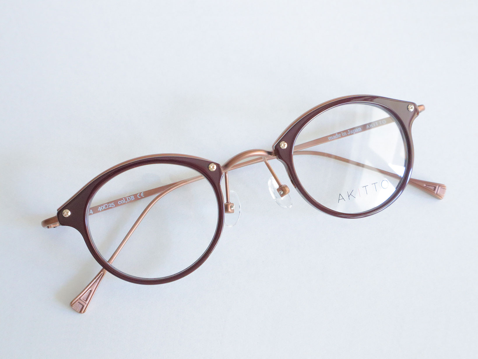 AKITTO 2025-4th bin4 color | DB size:40□25 material:titanium+acetate price:￥54,450-（税込み）