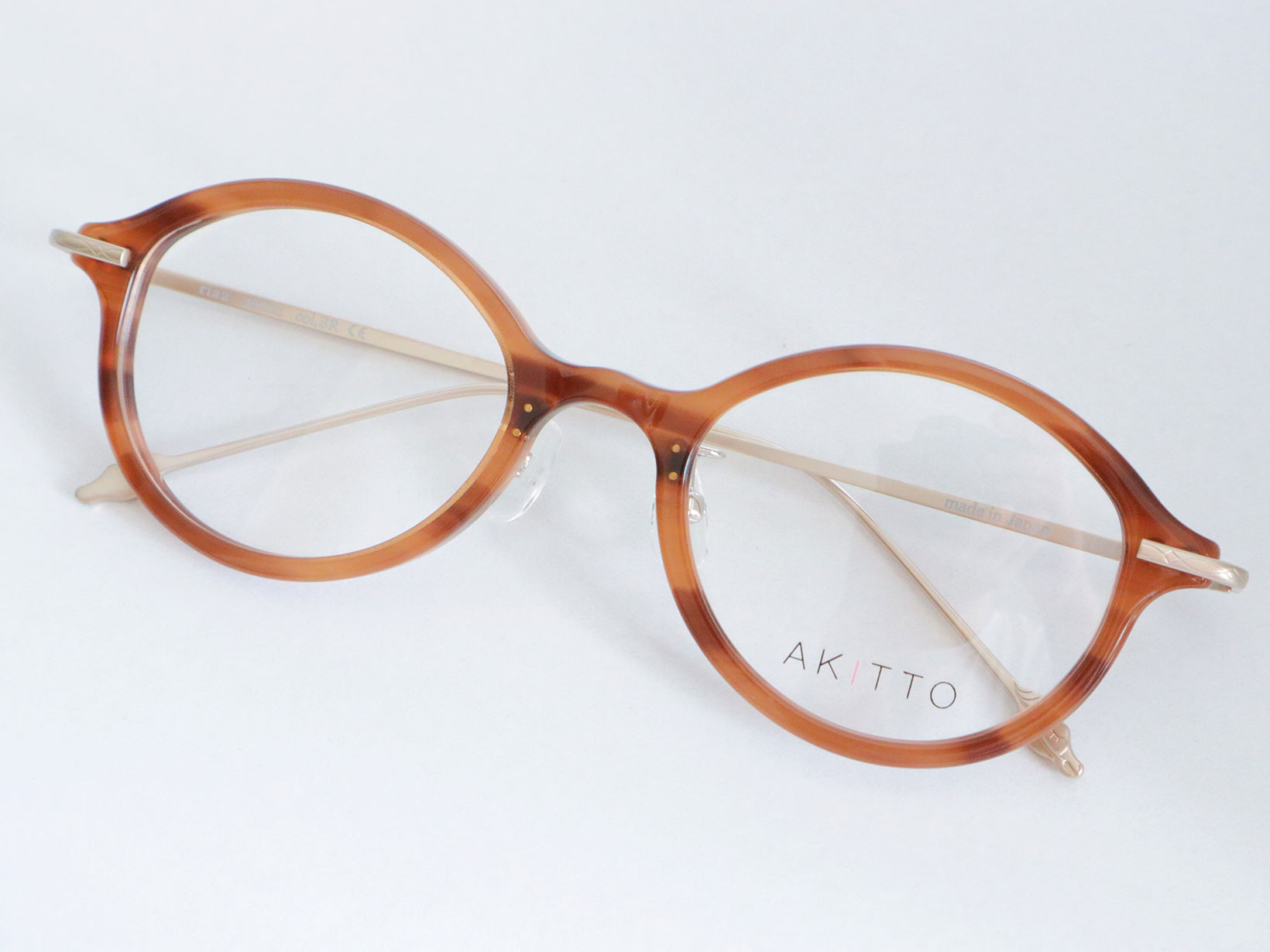 AKITTO 2025-4th ria2 color | BR size:46□21 material:acetate+titanium price:￥54,450-（税込み）